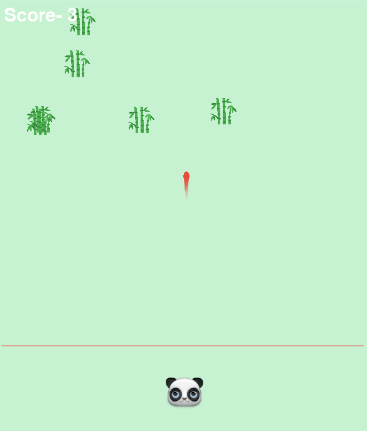 Image of panda shooter game