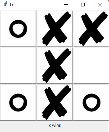 Image of tictactoe game